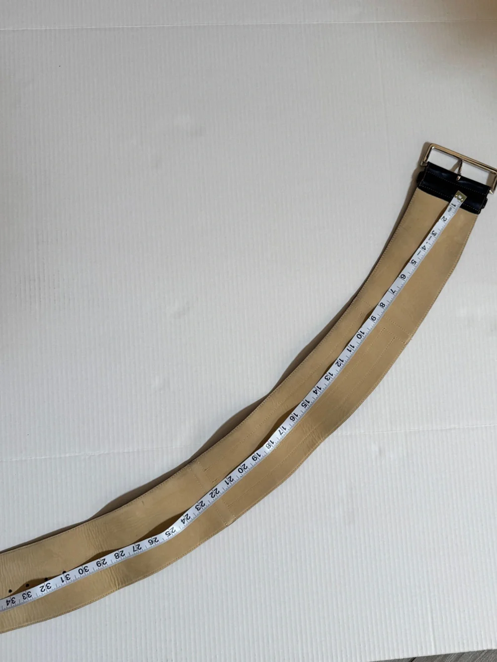 Longchamp Black 5” Wide Leather Corset Belt w/ Silver Buckle Luxury France 766-2